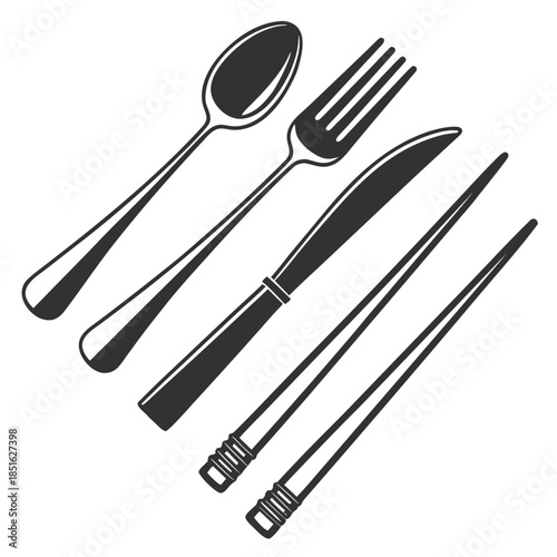 Set of tableware