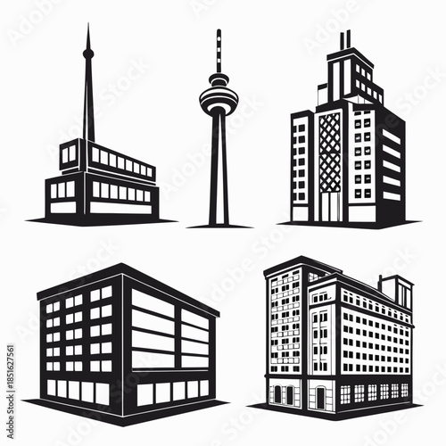 Canvas Print Iconic buildings and landmarks