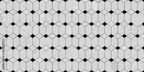 A repeating geometric pattern of diamond shapes on a light gray background