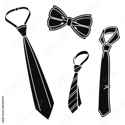 Collection of formal wear accessories