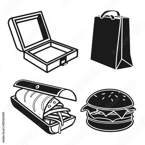 Food and packaging items