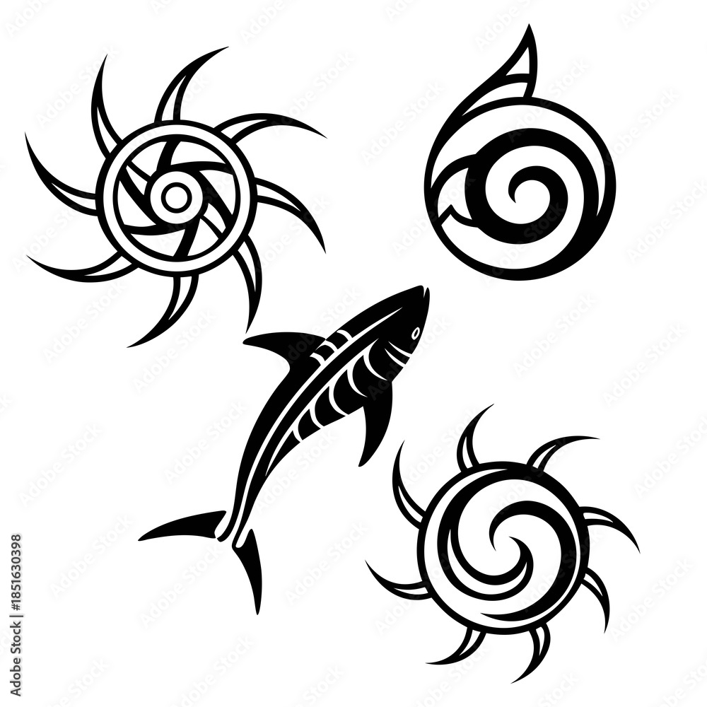 Obraz premium Tribal tattoo designs