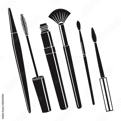 Makeup brushes and cosmetic tools