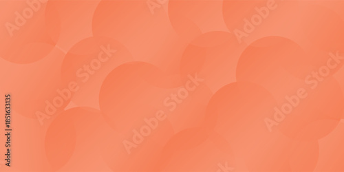 Abstract orange background with overlapping circles. The background features a smooth, orange gradient texture. Vibrant orange tones dominate. Minimal abstract circles vector gradient background