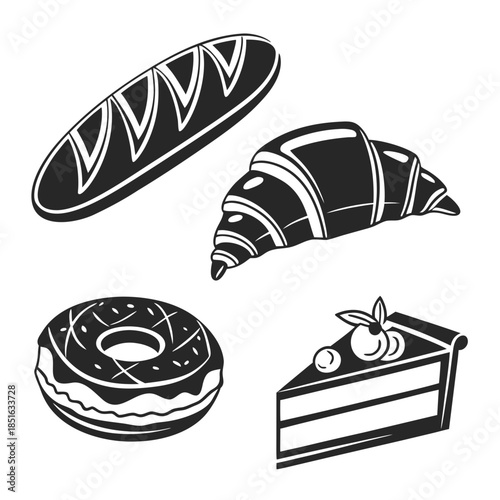 Assorted bakery items