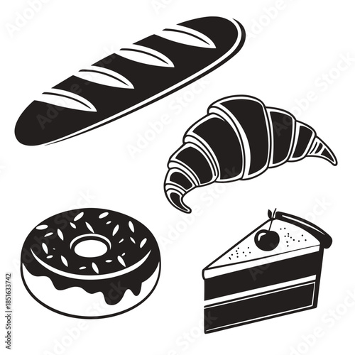 Assorted bakery items