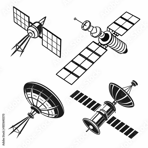 Satellite illustrations