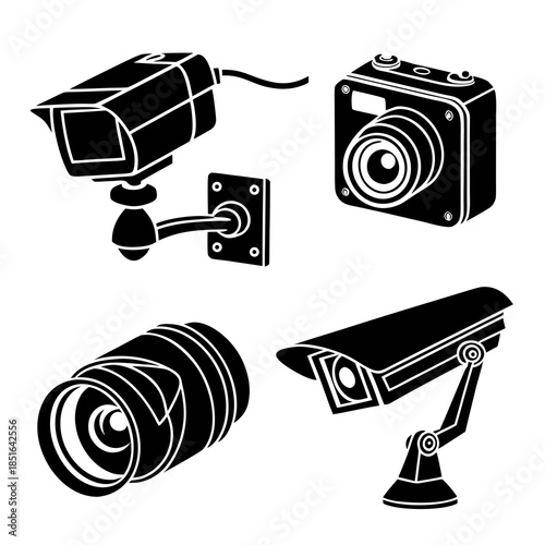 Collection of security cameras