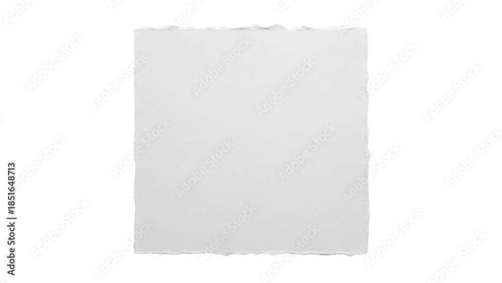 custom made wallpaper toronto digitalTextured paper sheet isolated PNG on transparent background, blank torn edge paper for graphic design and creative projects