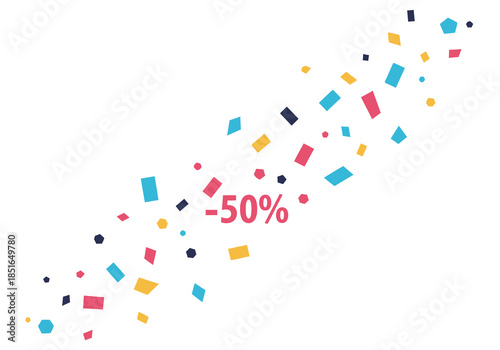 Celebrate the festive season with an exciting 50% off sale, offering a fantastic discount on all your favorite items!