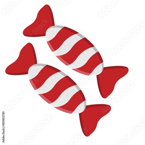 Vibrant candy fish swimming together in playful motion