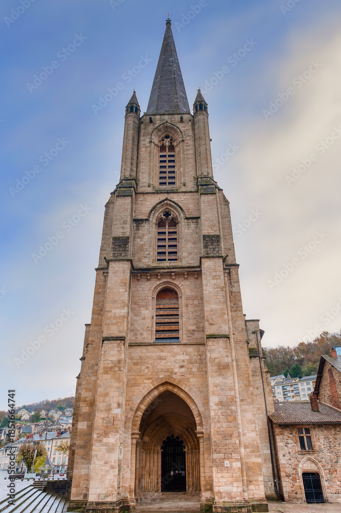 Fototapeta premium Tulle is a French commune, prefecture and capital of the Corrèze department, in the New Aquitaine region. France