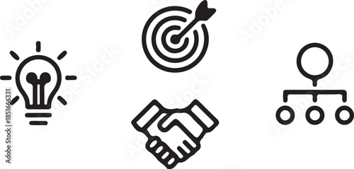 Focus and Target Achievement Icons.