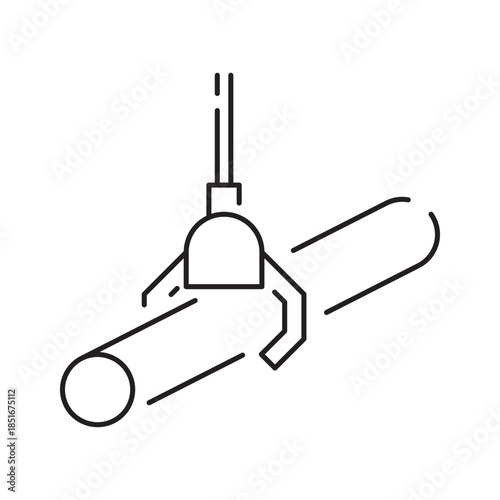 Industrial Pipeline System with Valves and Connectors