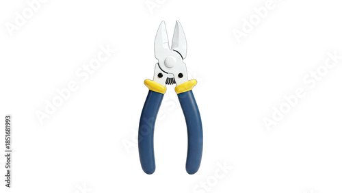 Wire Cutter Tool Isolated on White Background