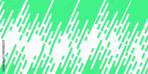 Abstract green pastels color geometric rounded lines halftone transition background. Vector Illustration