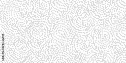 Delicate gray swirling dot pattern creating an abstract seamless background texture