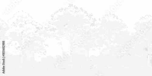 A faint grayscale silhouette of trees against a washed out background