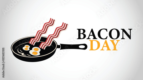 Sizzling Crispy Bacon Celebrating Bacon Day