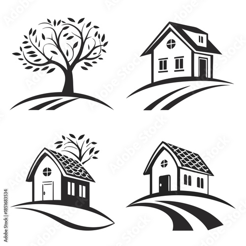 Sustainable living icons