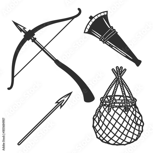 Medieval hunting tools