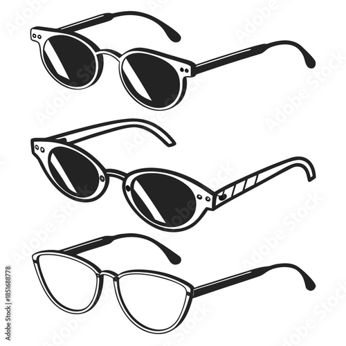 Collection of vintage sunglasses