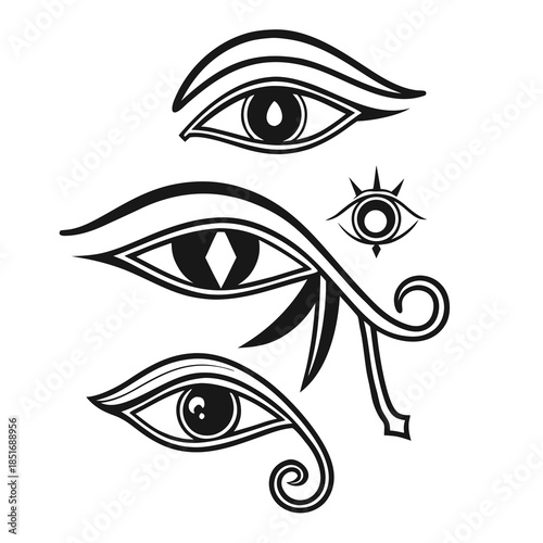 Abstract eye designs