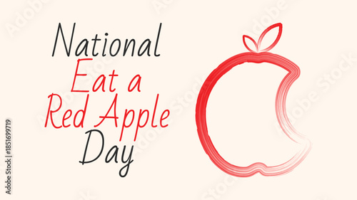 National Eat a Red Apple Day, Fresh and Healthy Fruit
