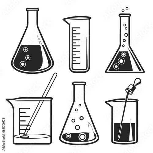 Laboratory glassware set