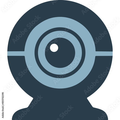 Webcam Icon: Digital Camera & Video Recording Symbol