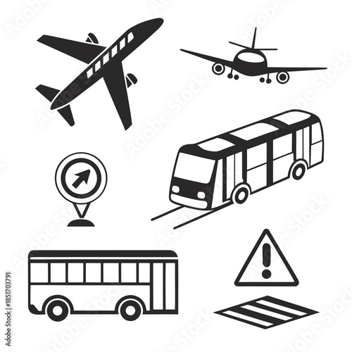 Various modes of transportation