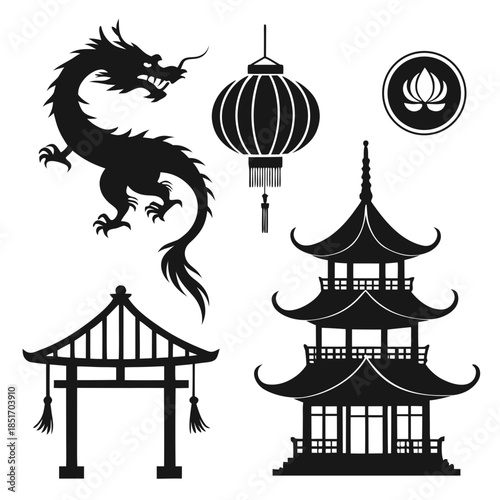Asian cultural symbols