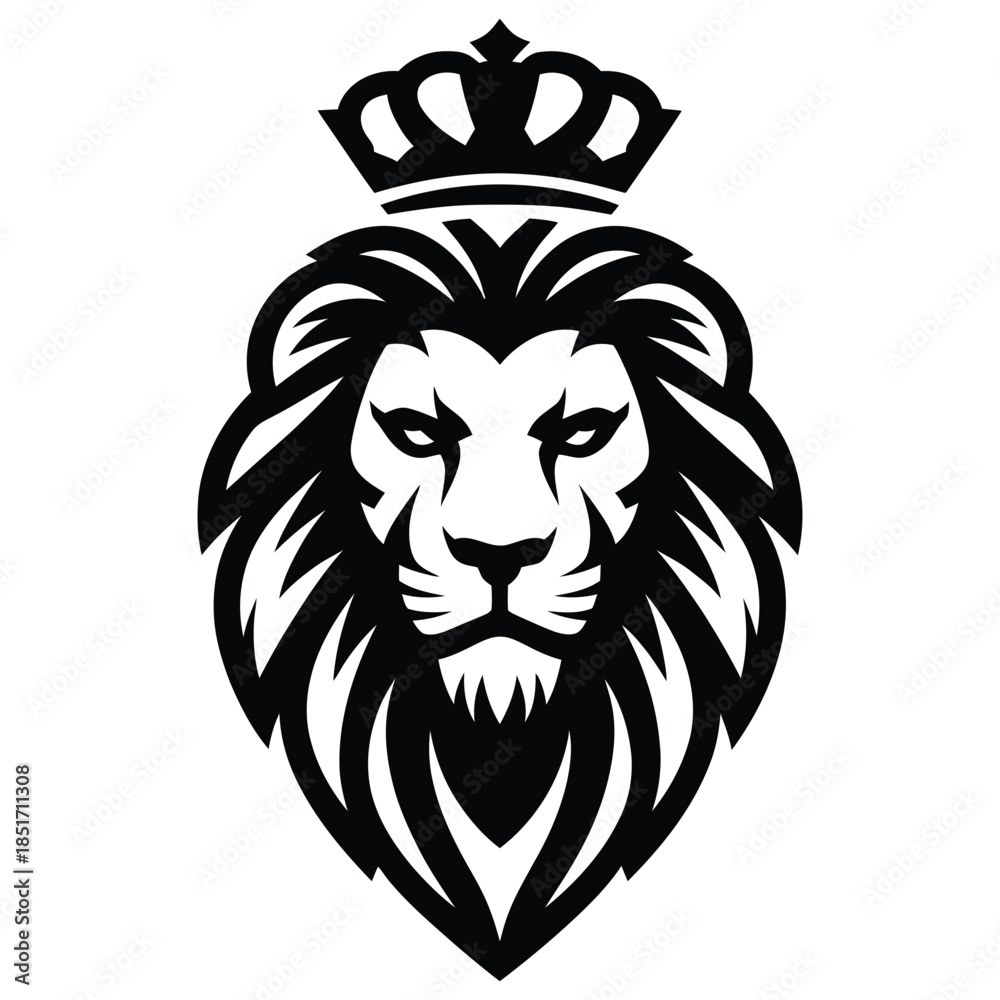 Obraz premium Lion king vector illustration