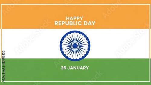Celebrating India's Republic Day 26th January with Patriotic Spirit and National Pride