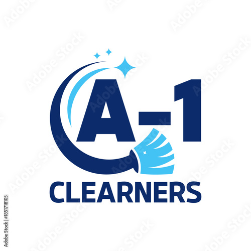 A-1 CLEARNERS Logo Design