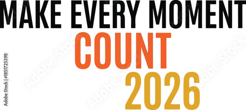 Inspirational quote 2026 motivational poster Vector