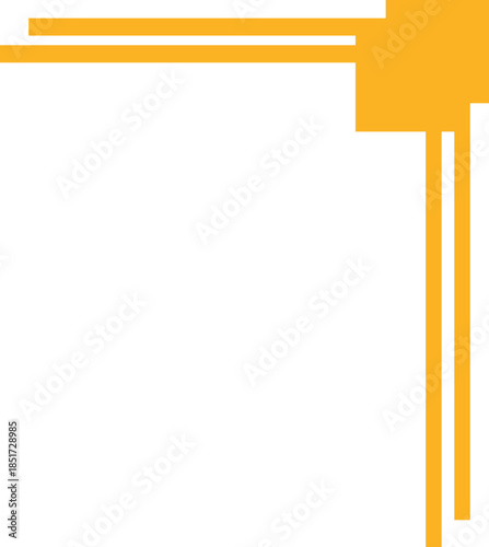 yellow text frame for any text with paper clip