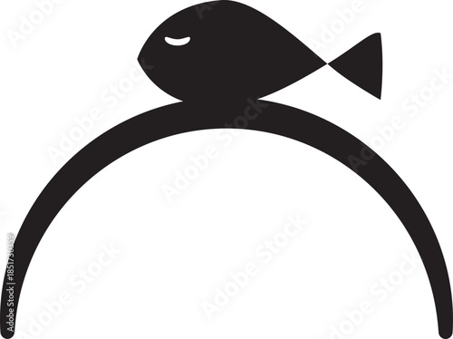 물고기 머리띠 헤어밴드