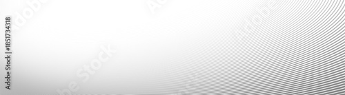 Light grey lines in 3D perspective vector abstract background, dynamic linear minimal design, wave lied pattern in dimensional and movement.