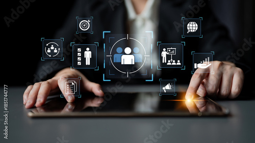 Foto A concept of a unified business strategy
