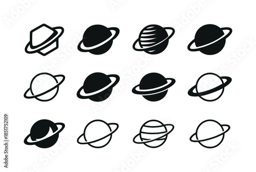 Space Exploration Icons. space exploration. Icon set. Set Logo o