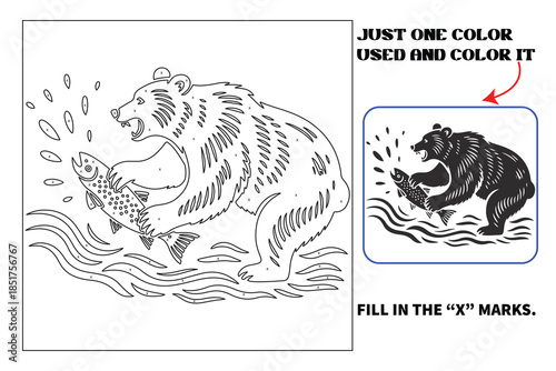 Animals Monochrome coloring pages for adults and teens with Amazon KDP book interior designs.