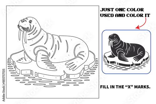 Animals Monochrome coloring pages for adults and teens with Amazon KDP book interior designs.