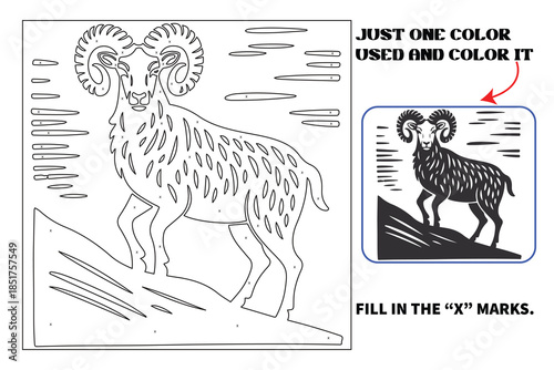 Animals Monochrome coloring pages for adults and teens with Amazon KDP book interior designs.