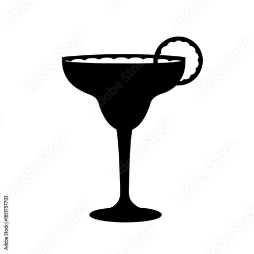 Classic margarita glass