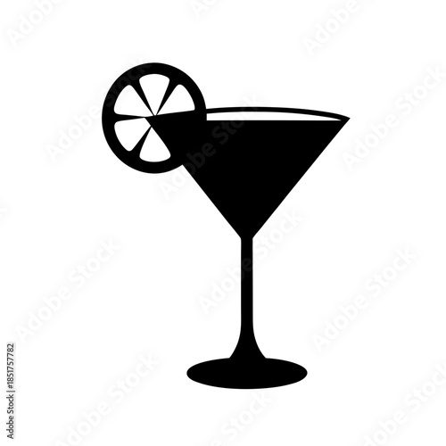 Classic martini cocktail