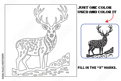 Animals Monochrome coloring pages for adults and teens with Amazon KDP book interior designs.