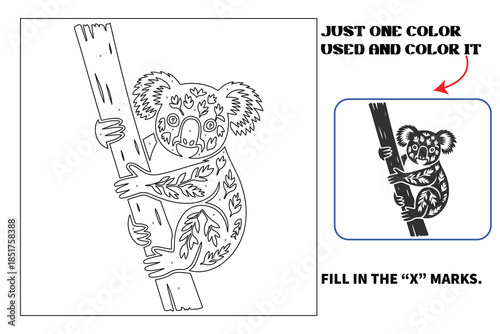 Animals Monochrome coloring pages for adults and teens with Amazon KDP book interior designs.