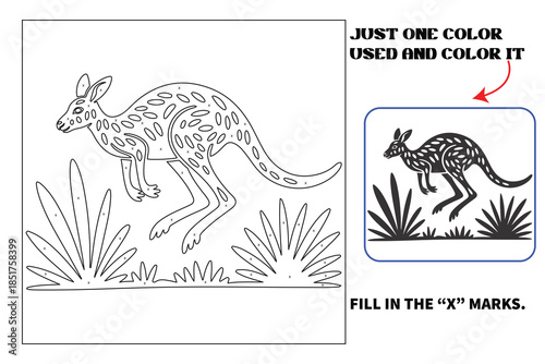 Animals Monochrome coloring pages for adults and teens with Amazon KDP book interior designs.