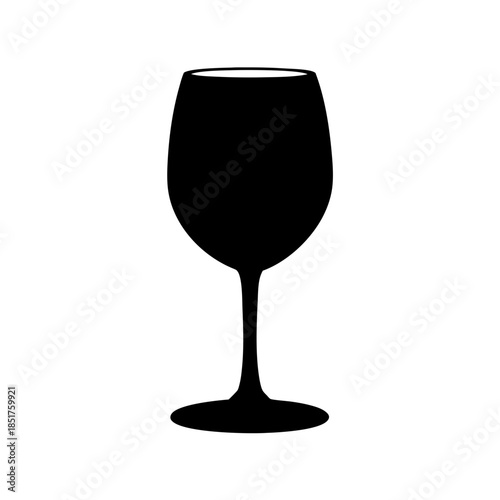 Single wine glass